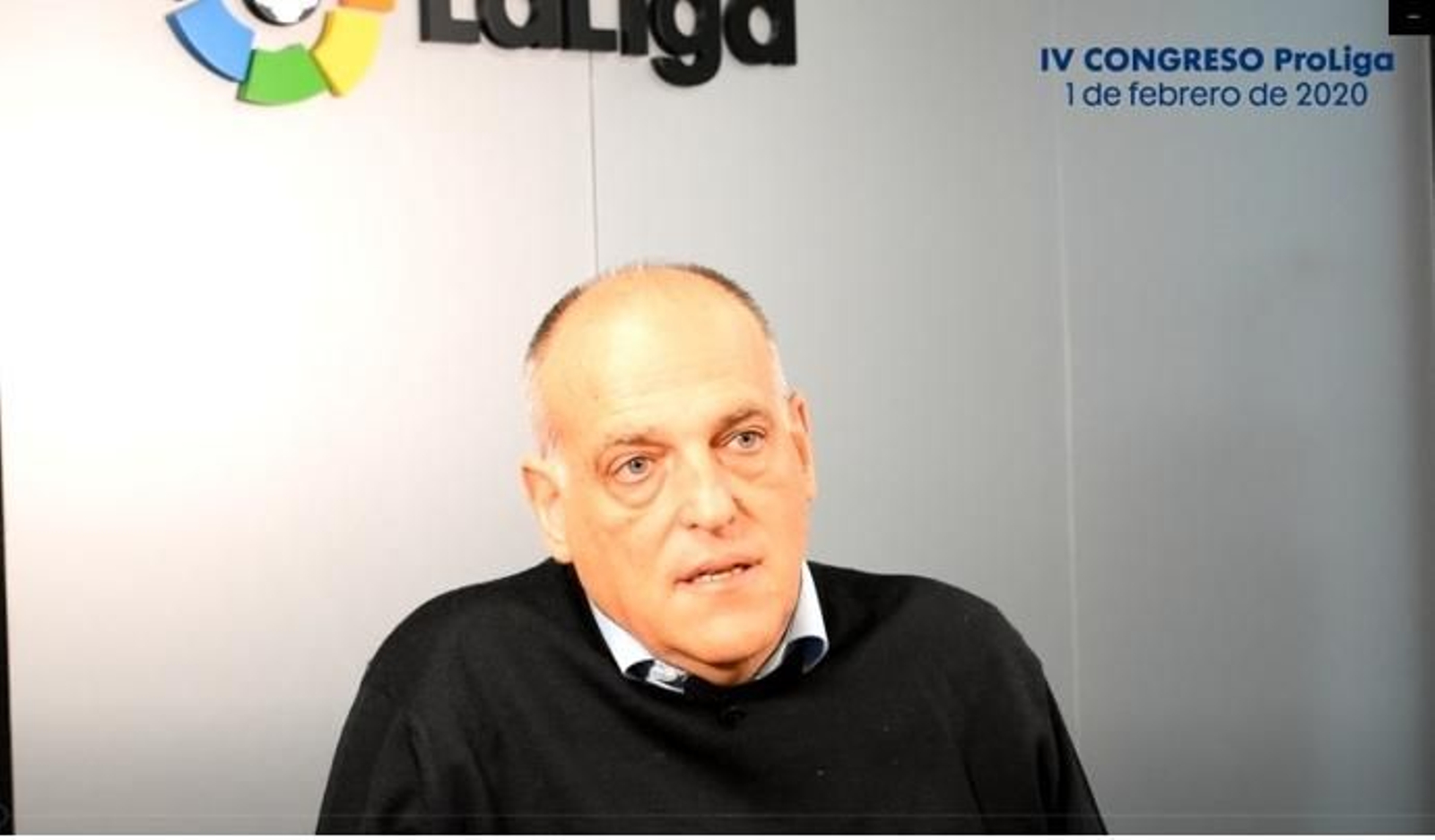 Tebas explica los problemas de financiación en Segunda B y Tercera