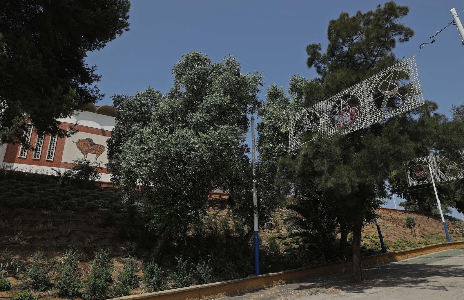 Fotos del montaje de la Feria Real de Algeciras 2025