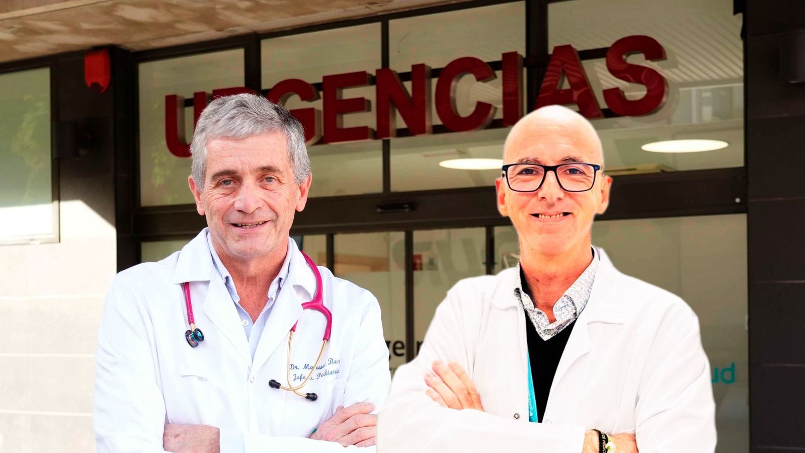 Los doctores Maneul Baca y Luis Ayala de Quirónsalud.