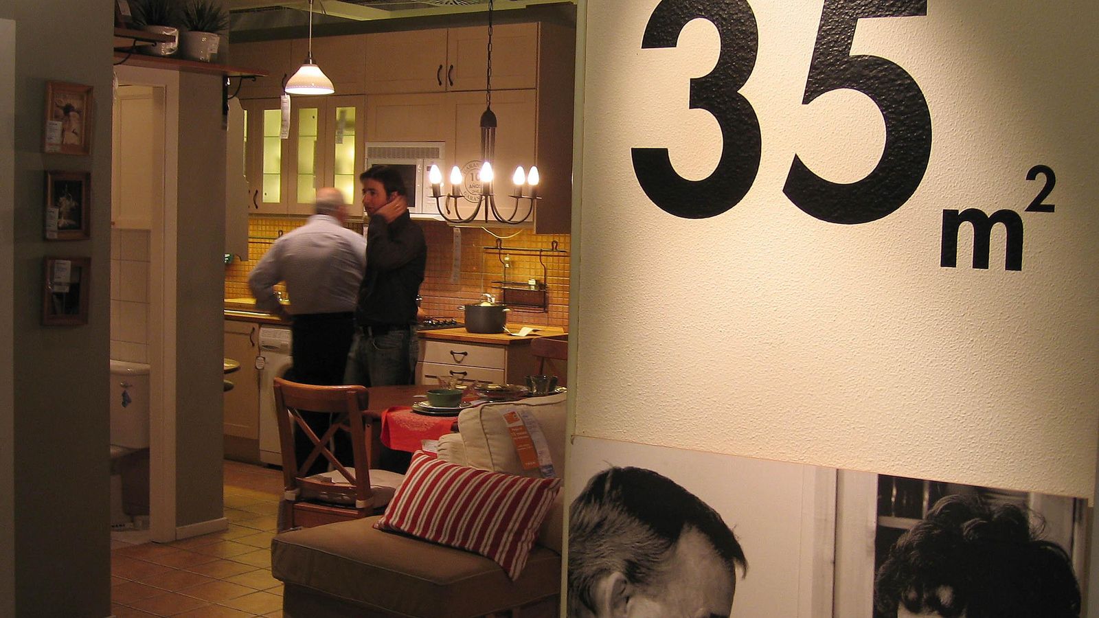 Imagen de archivo de una parte de una tienda IKEA