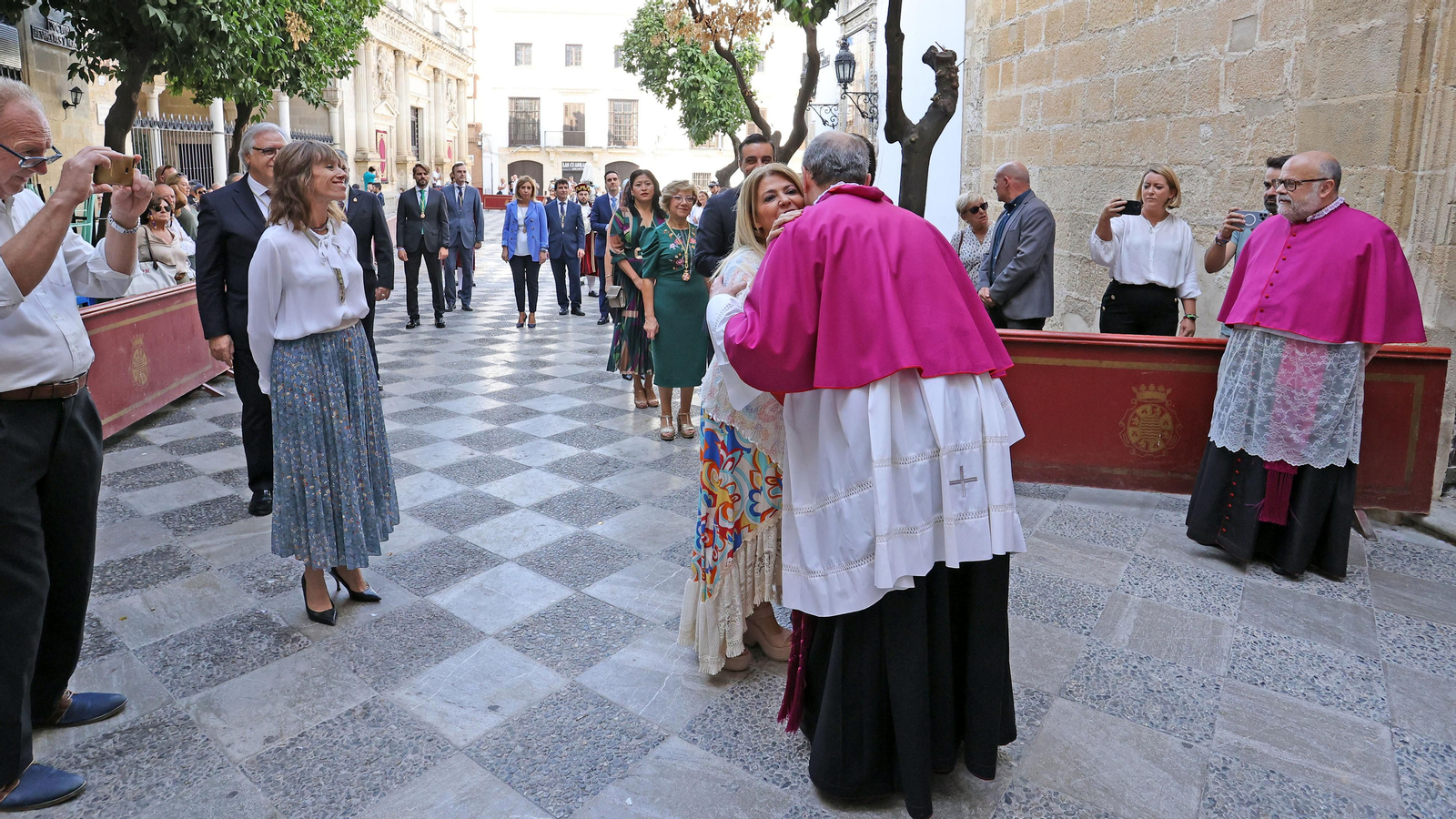 Traslado del Pendón en el día del patrón San Dionisio en Jerez
