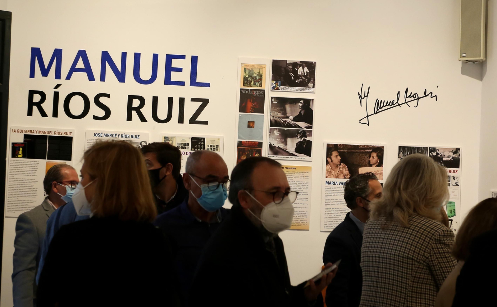 Exposición sobre Manuel Ríos Ruiz en  el Centro Andaluz del Flamenco