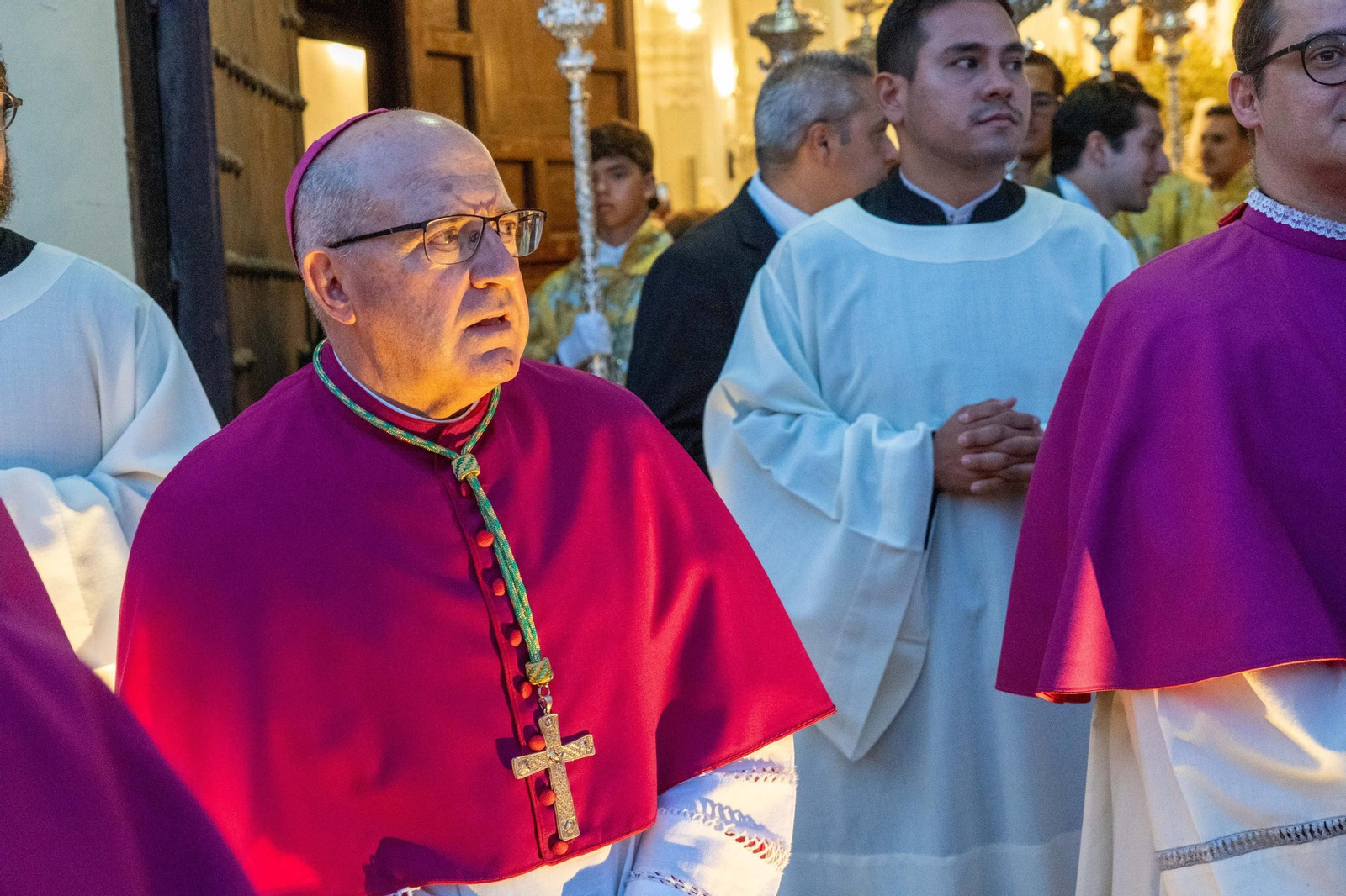 Imágenes del traslado de Nuestra Señora de la Cinta a la Parroquia Mayor de San Pedro