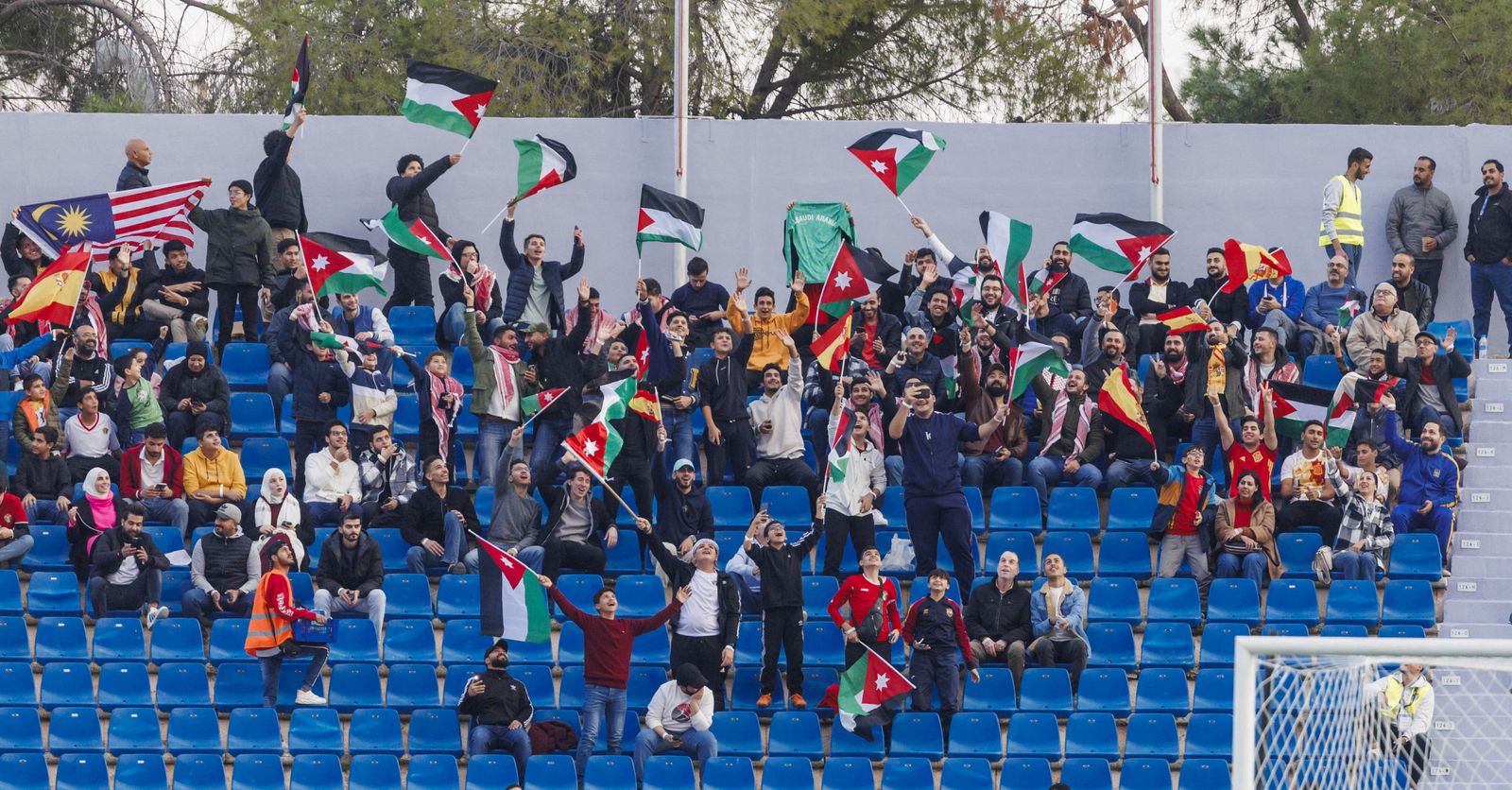 Las imágenes del Jordania - España previo al Mundial de Qatar