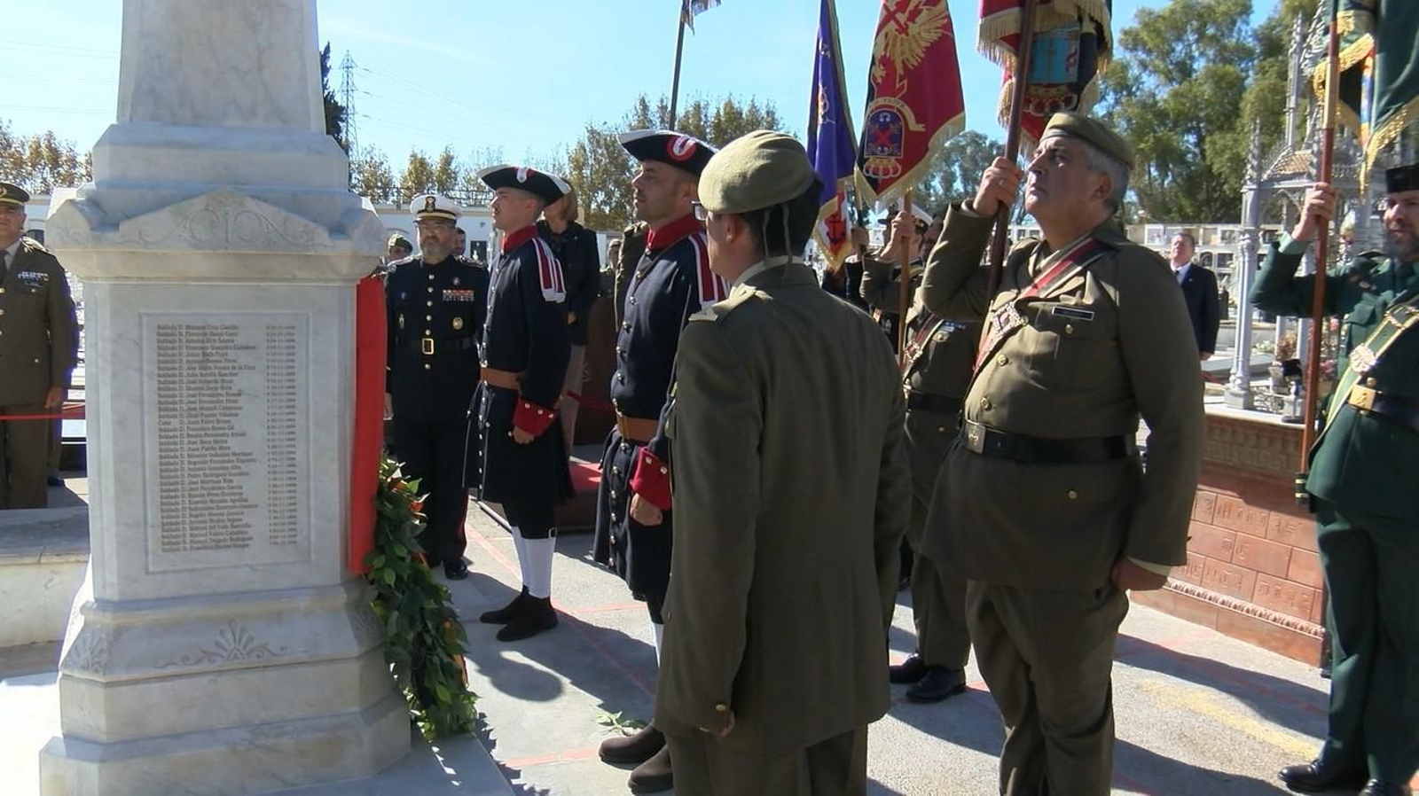 Homenaje a los soldados repatriados de la Guerra de Cuba