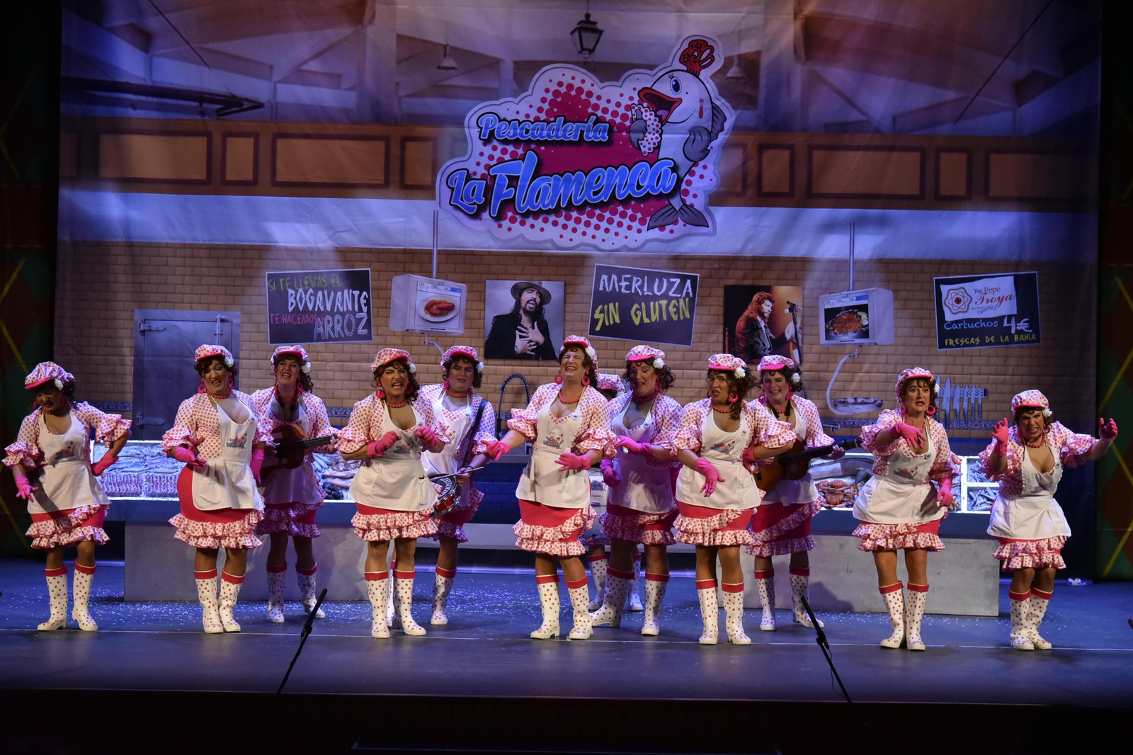 Una edición anterior del concurso de agrupaciones de San Roque.