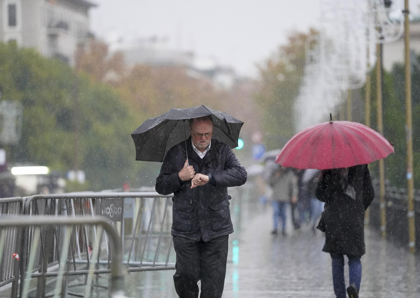 Viernes de lluvia intensa en Sevilla