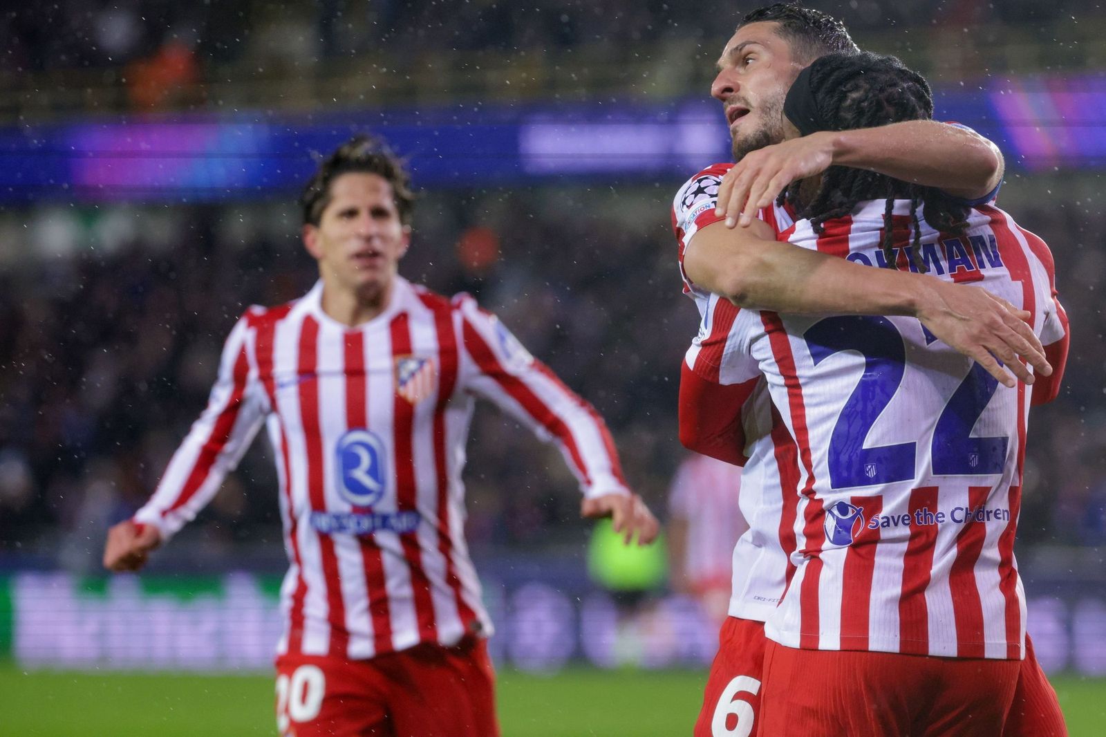 Las fotos del Brujas-Atlético de Madrid