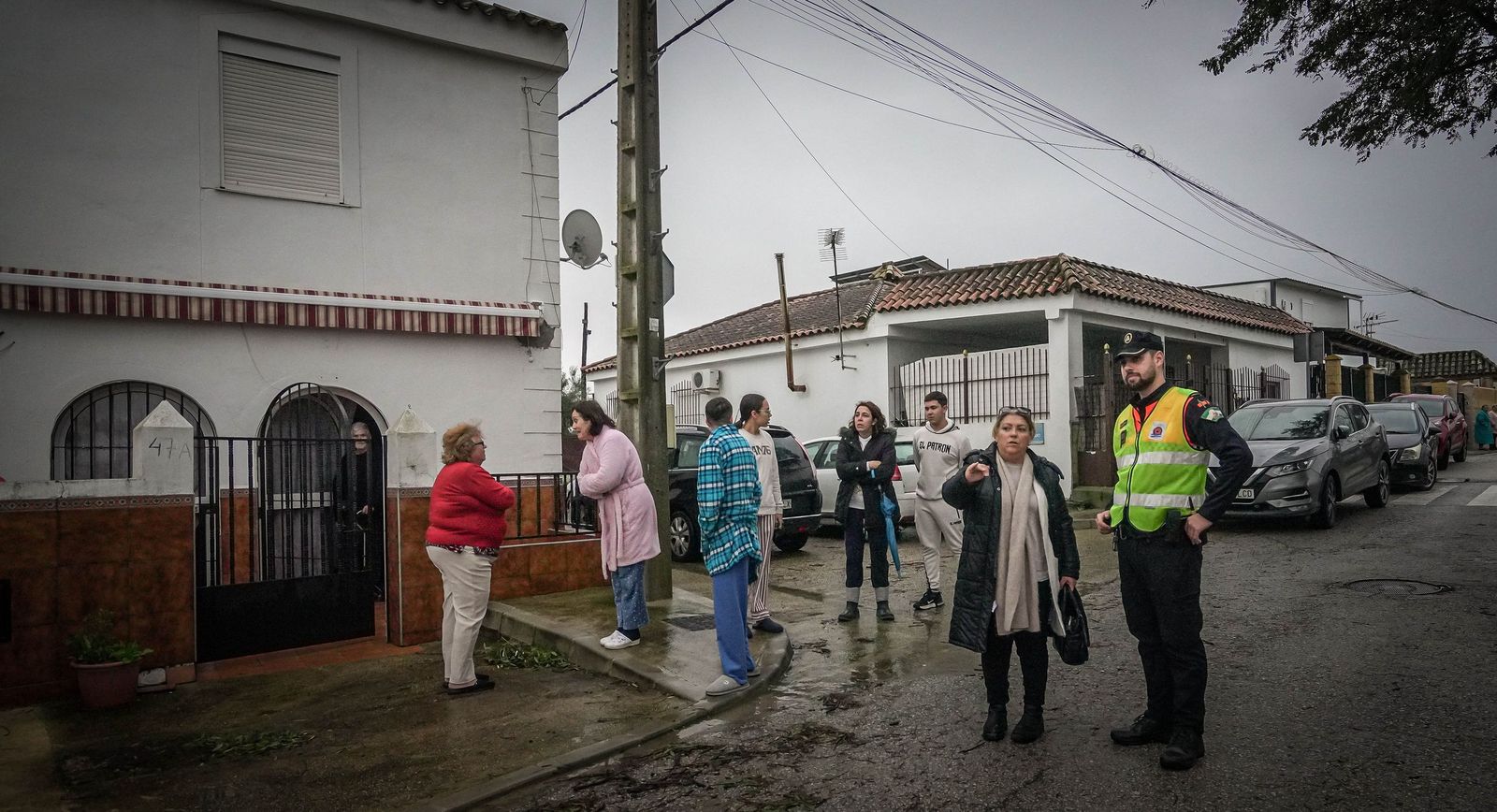 Imágenes de las graves consecuencias de la crecida del rio Guadalete en la zona rural de Jerez