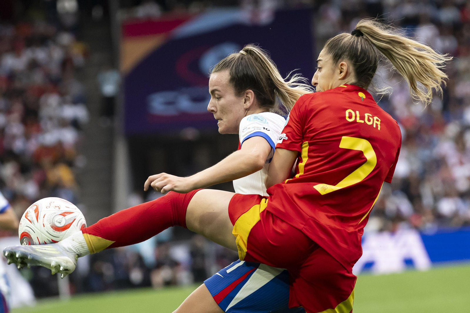 Las mejores imágenes de la final España - Inglaterra de la Eurocopa femenina