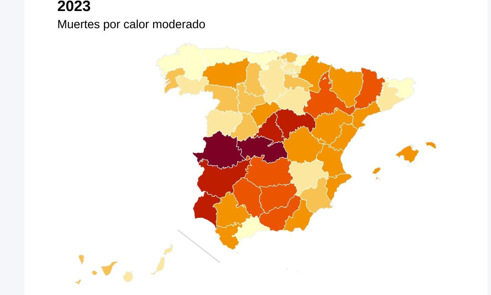 Muertes por calor 2023.