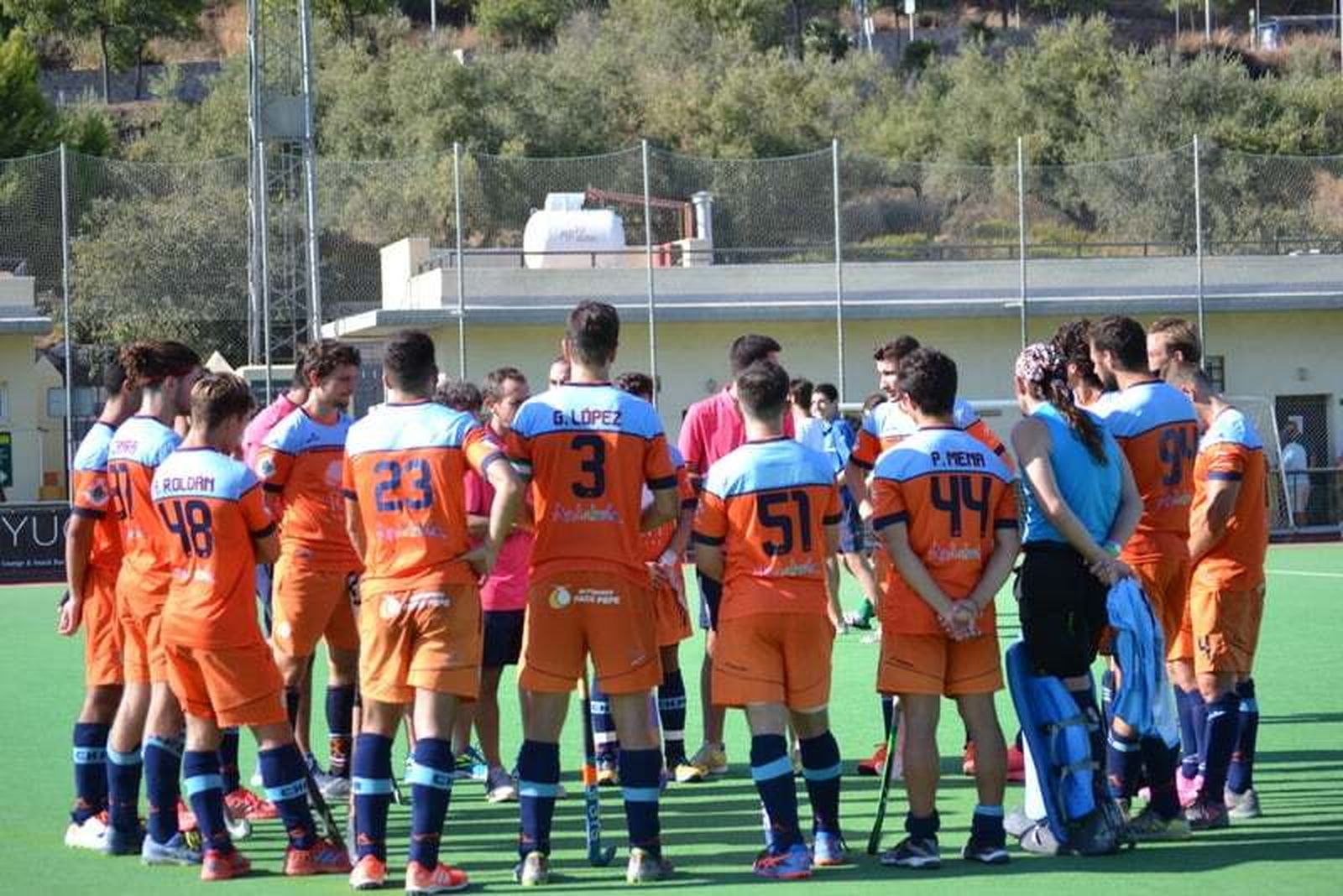 El Benalmádena, en una piña.