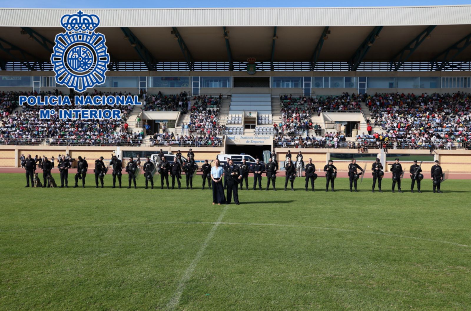 Muestra policial en El Ejido.