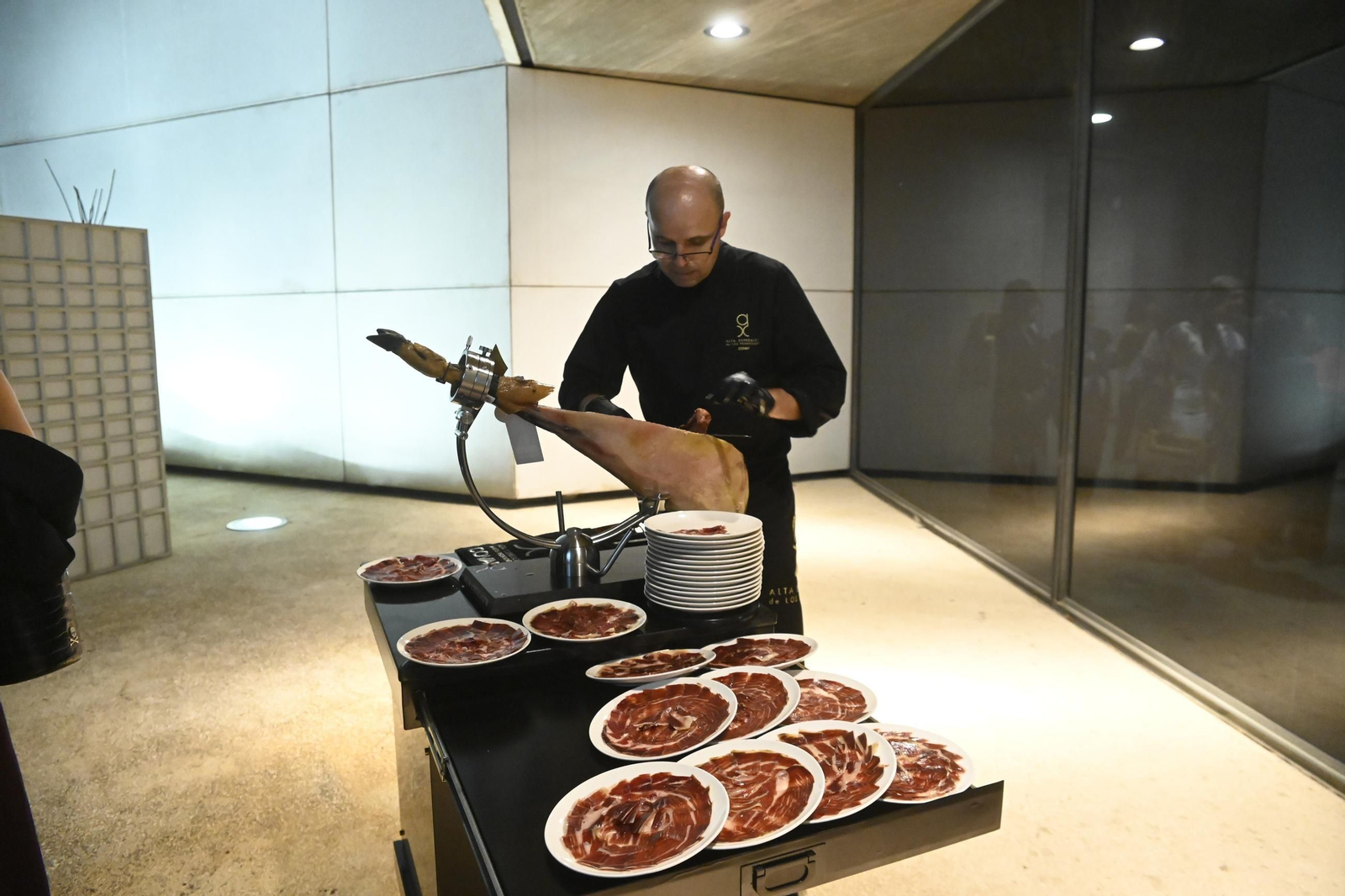 Stand de Covap durante el cóctel.