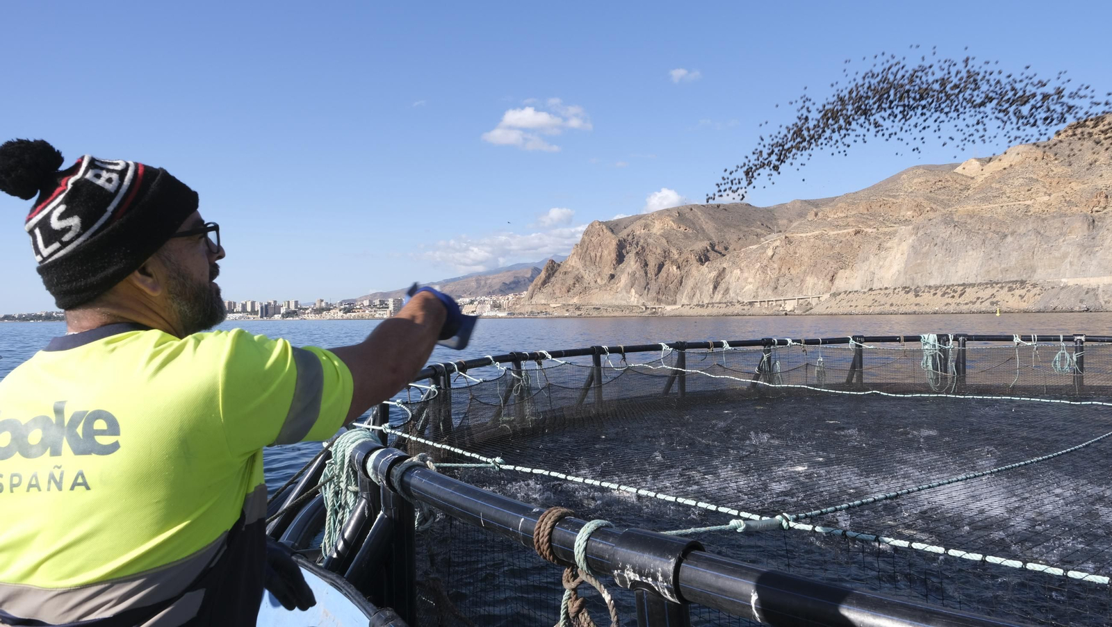La piscifactoría de El Cañarete, en imágenes