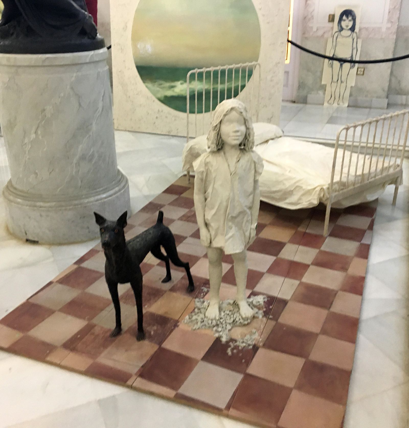 Exposición de 'Lo insondable' en la Casa de las Sirenas.