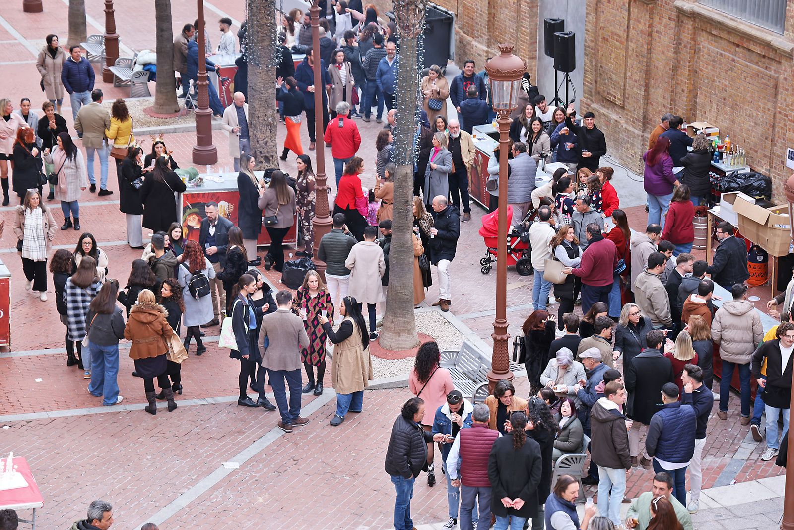 Imágenes de la Zambomba en el Paseo de Santa Fe