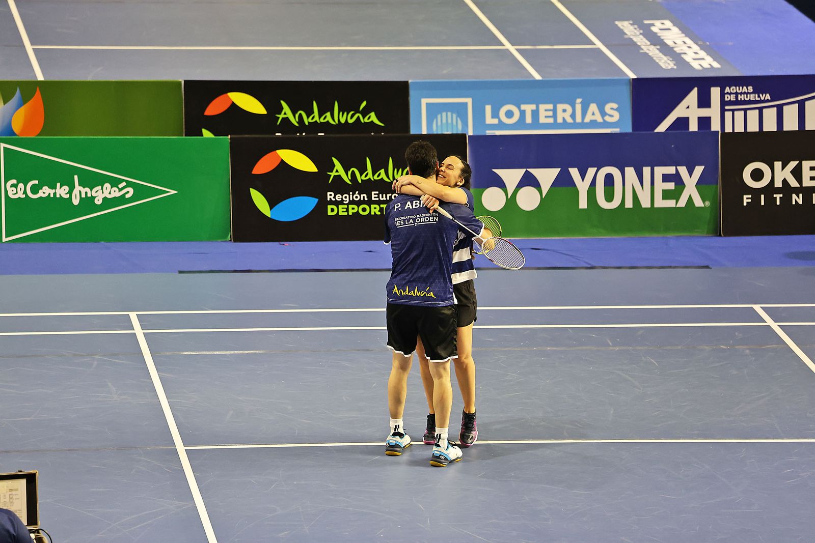 Imágenes de la final de liga de bádminton entre el IES La Orden y La RInconada
