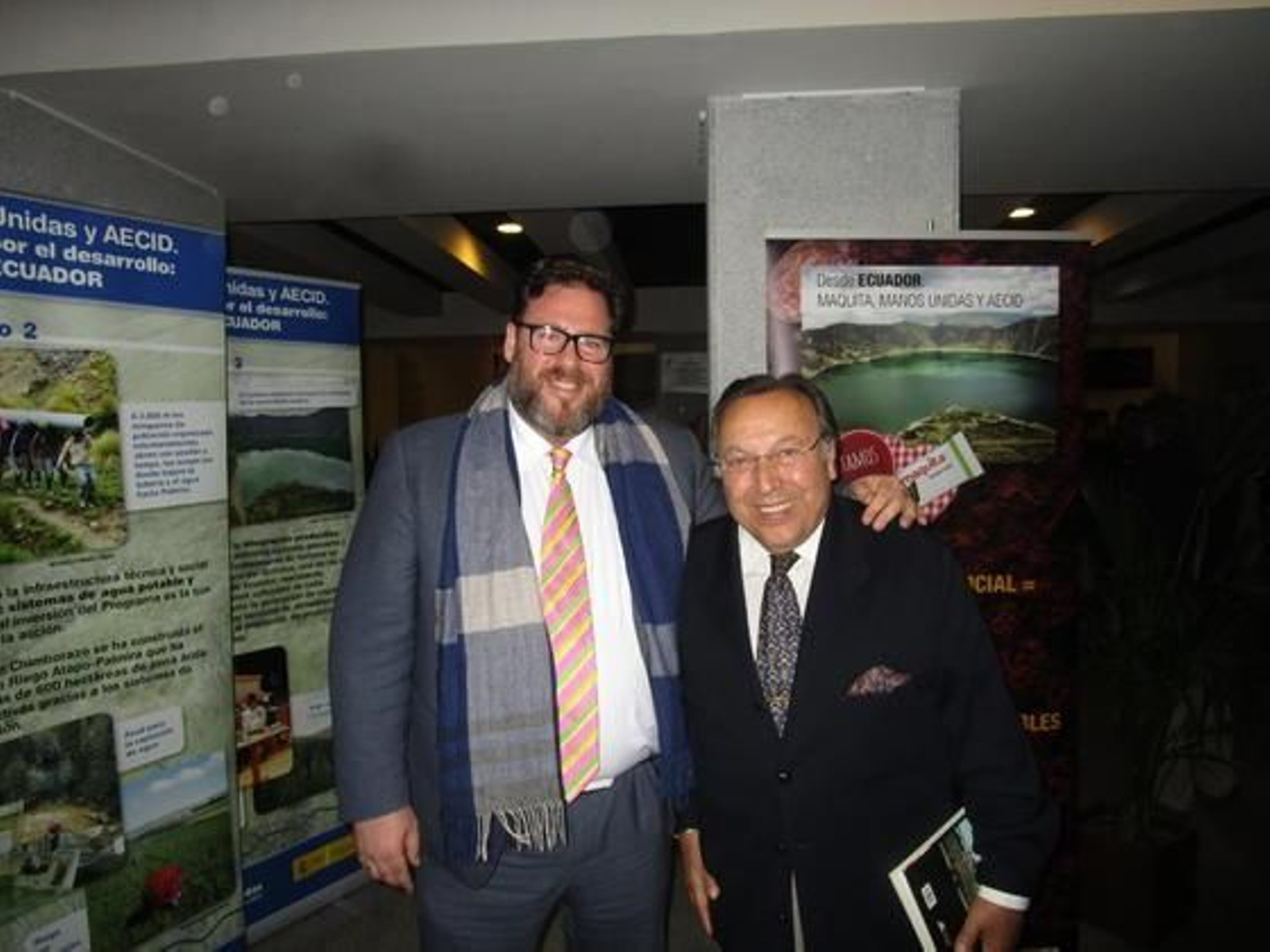 Enrique Montiel Arnáiz con el guitarrista Paco Cepero.

Foto: Ignacio Casas de Ciria