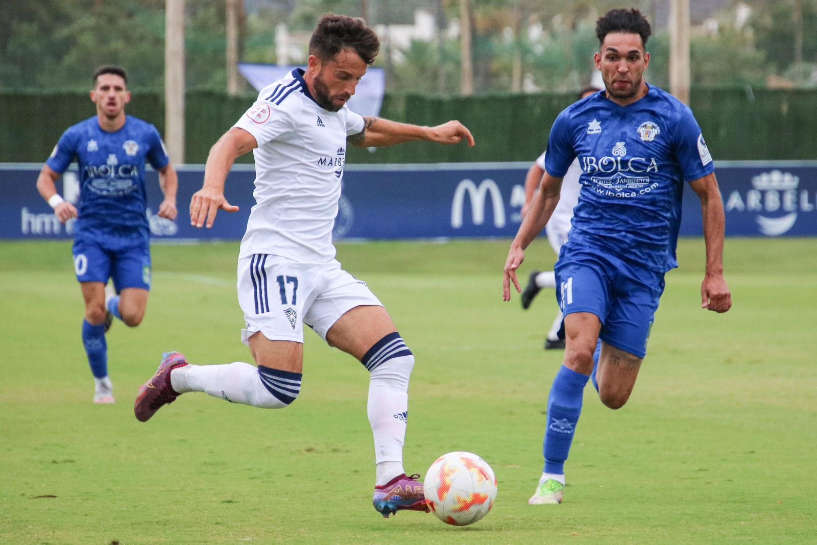 Imagen de un partido del Marbella