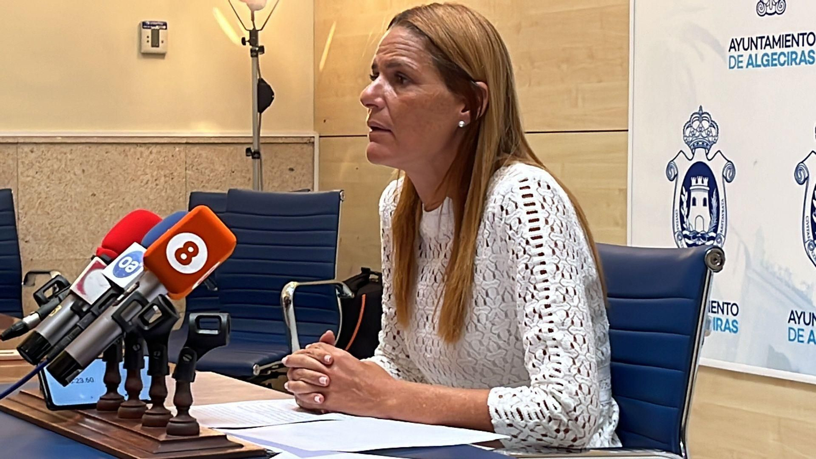 Un momento de la rueda de prensa.