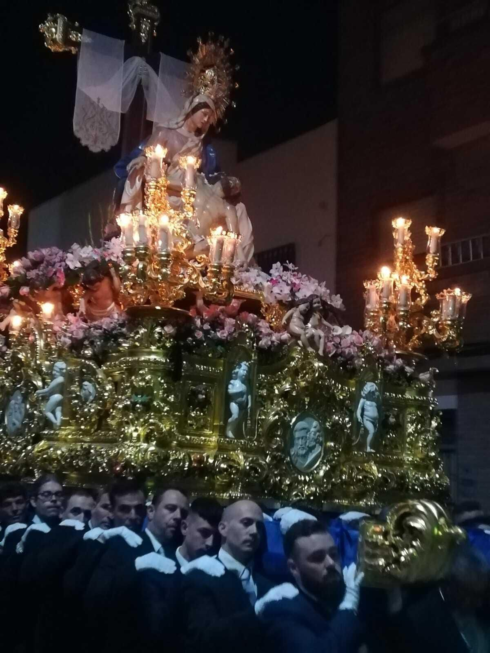 Estación de penitencia del Miércoles Santo en Huércal-Overa