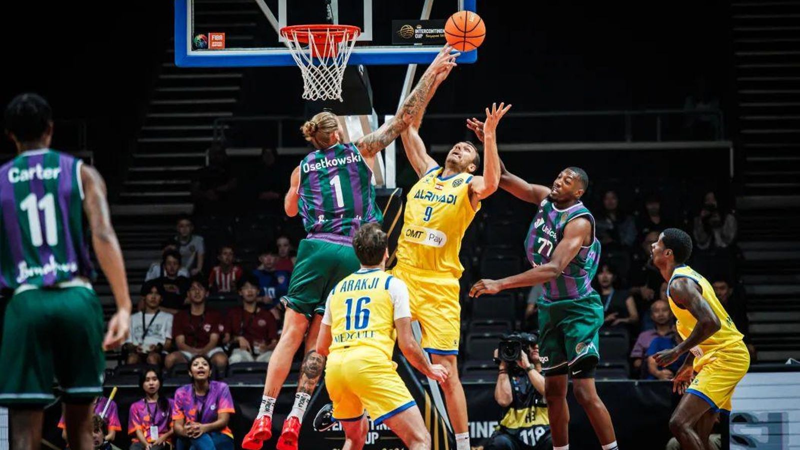 Al Riyadi Beirut-Unicaja CB, en fotos