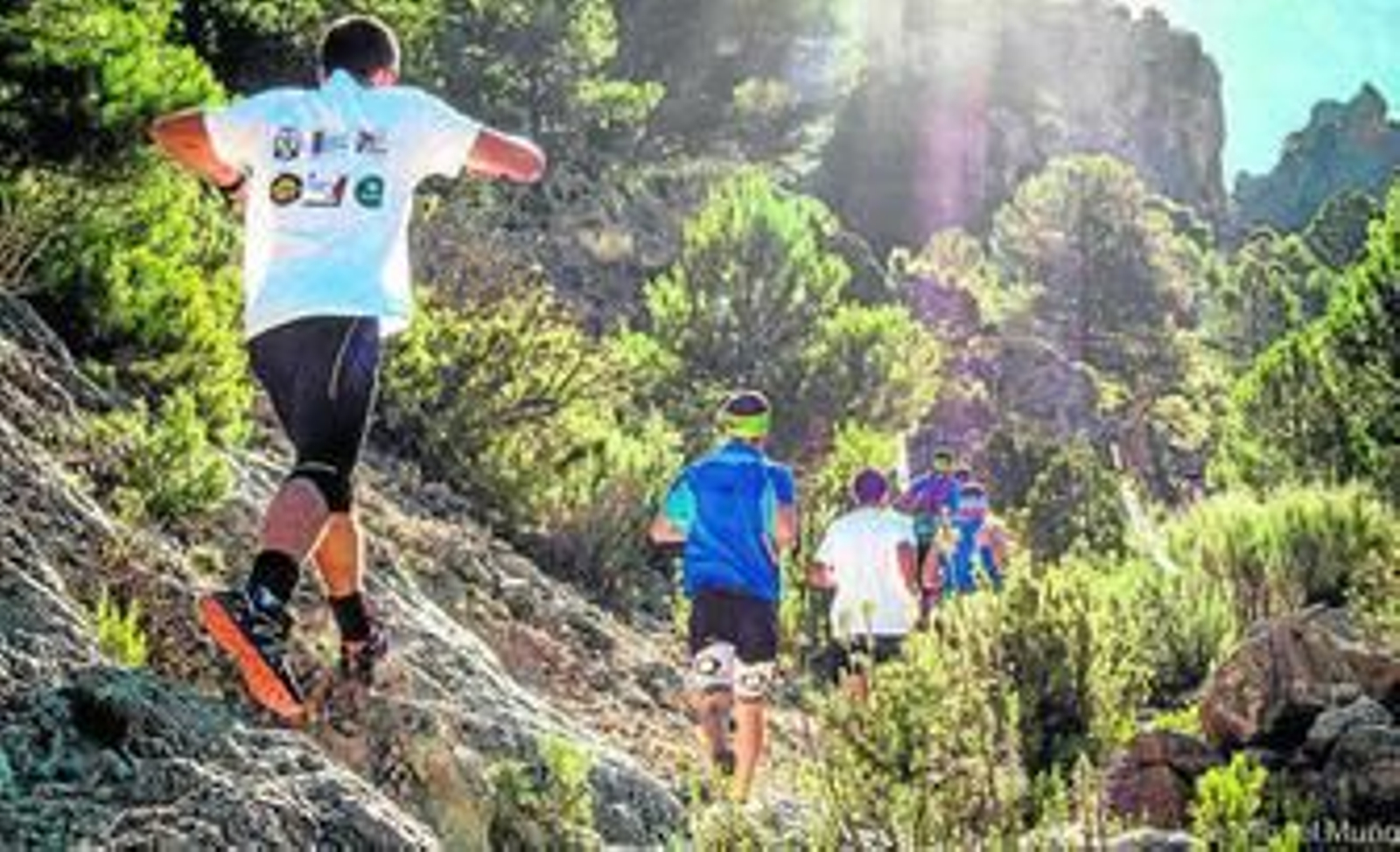 Varios corredores, en pleno corazón de la Sierra de Castril.