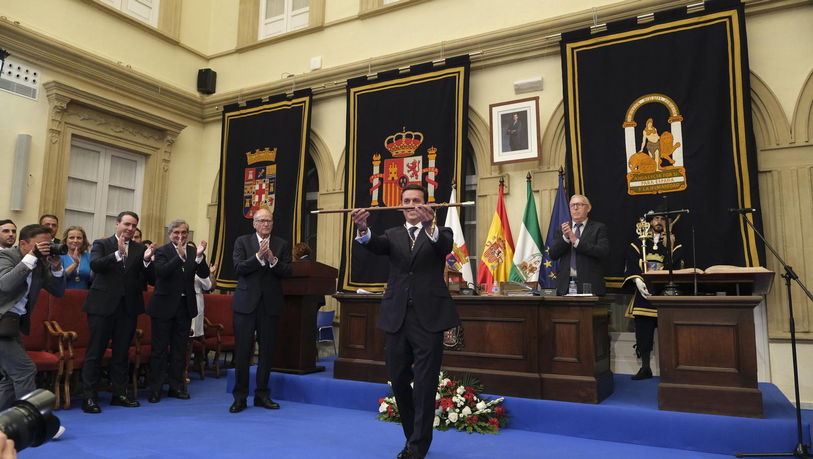 Imágenes del acto de constitución de la Diputación de Almería