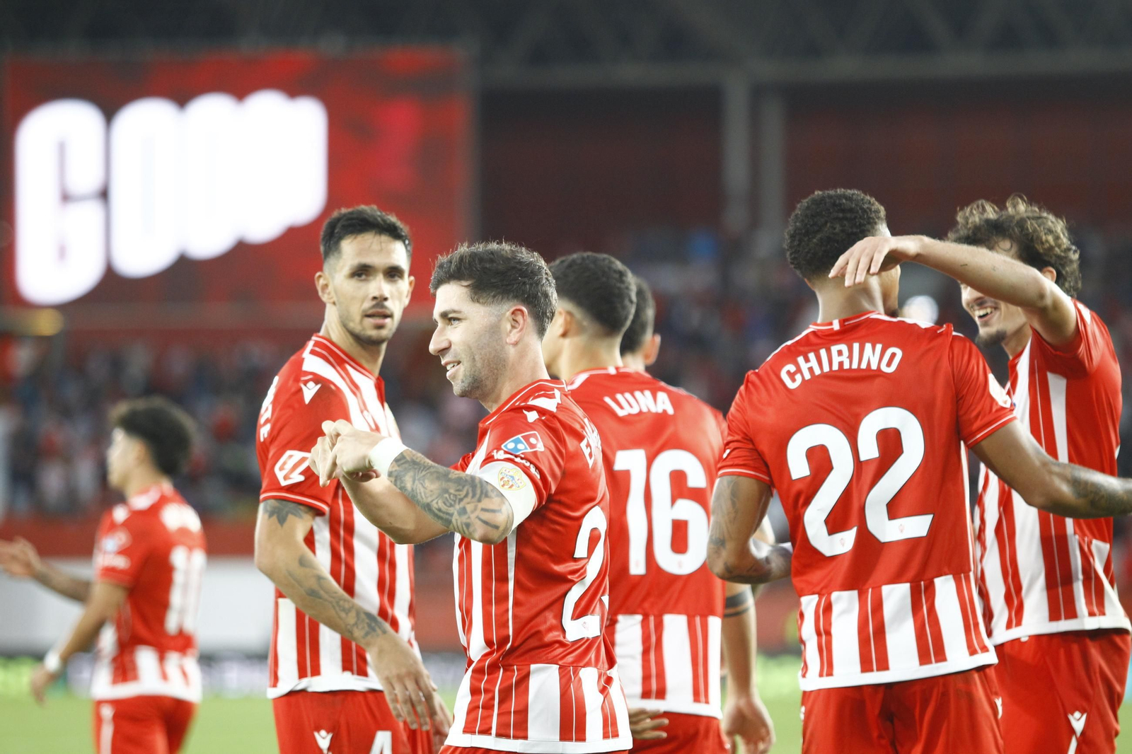 El partido U.D. Almería-Cádiz C.F. en imágenes