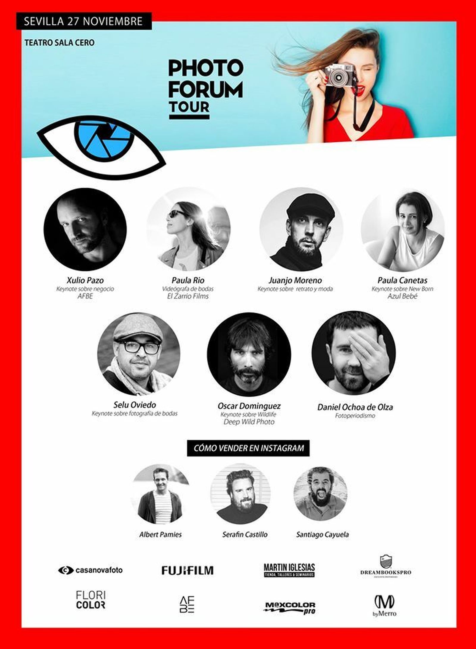 Cartel de Photo Forum Tour Sevilla.