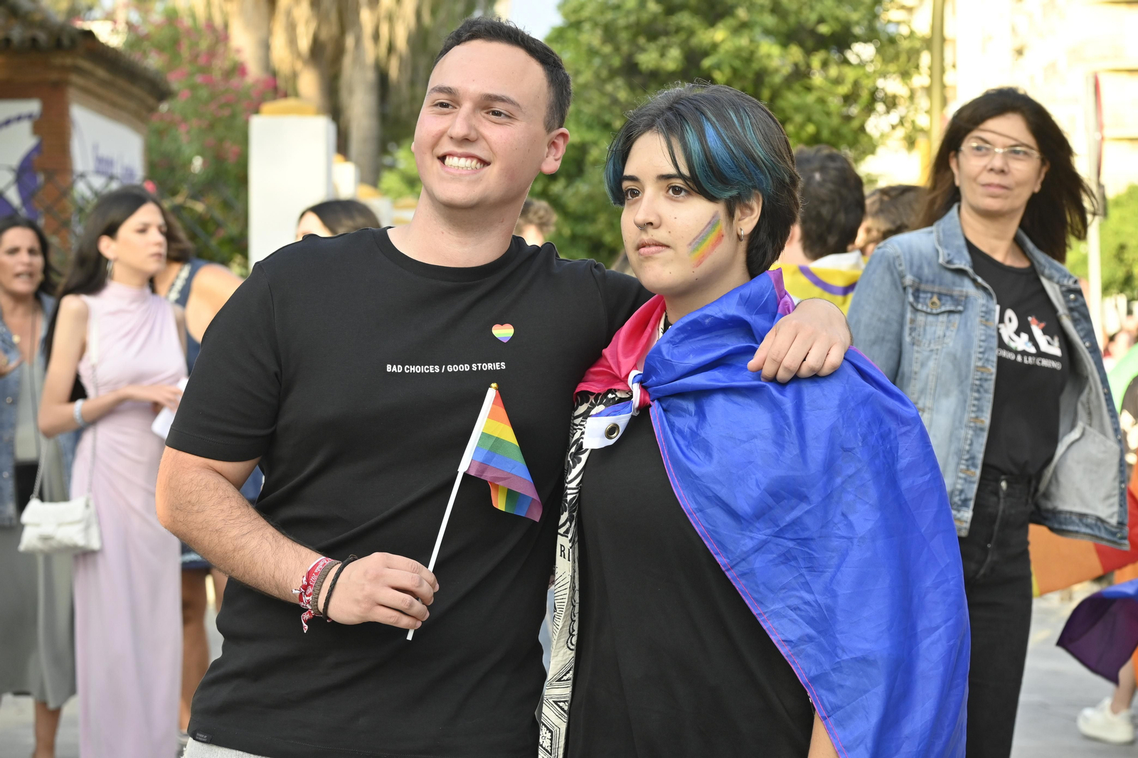 Las mejores imágenes de la manifestacióndel del Orgullo LGTBI en Huelva