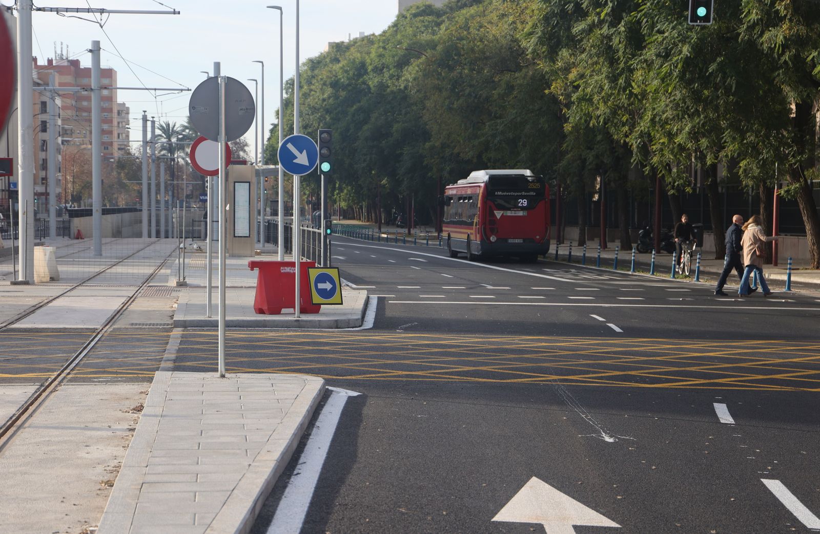 Apertura al tráfico de la Avda San Francisco Javier