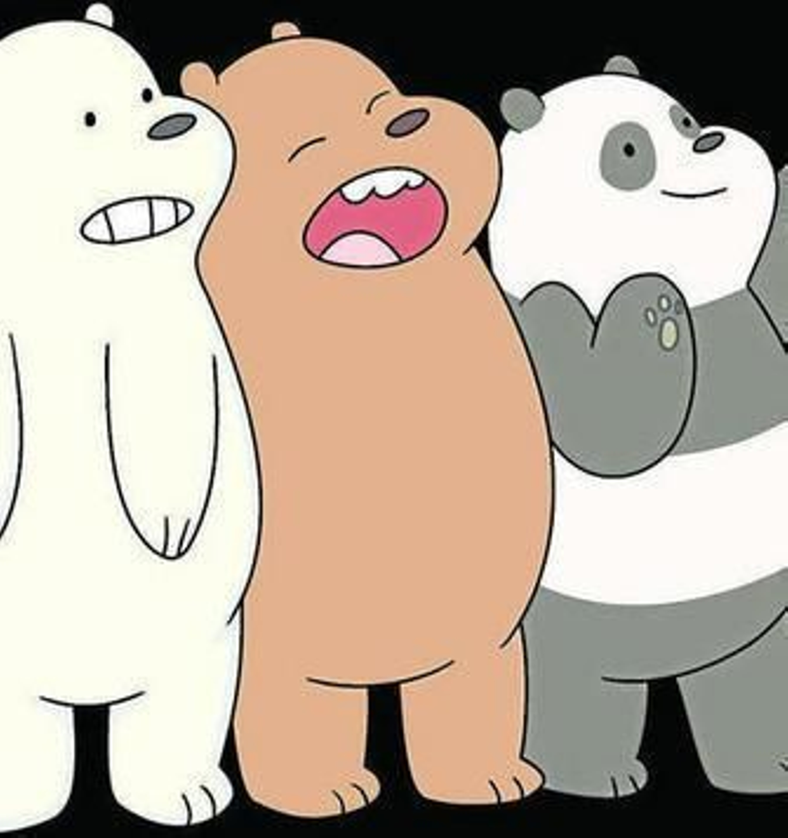 Los tres osos protagonistas de la nueva serie de animación 'Somos osos'.