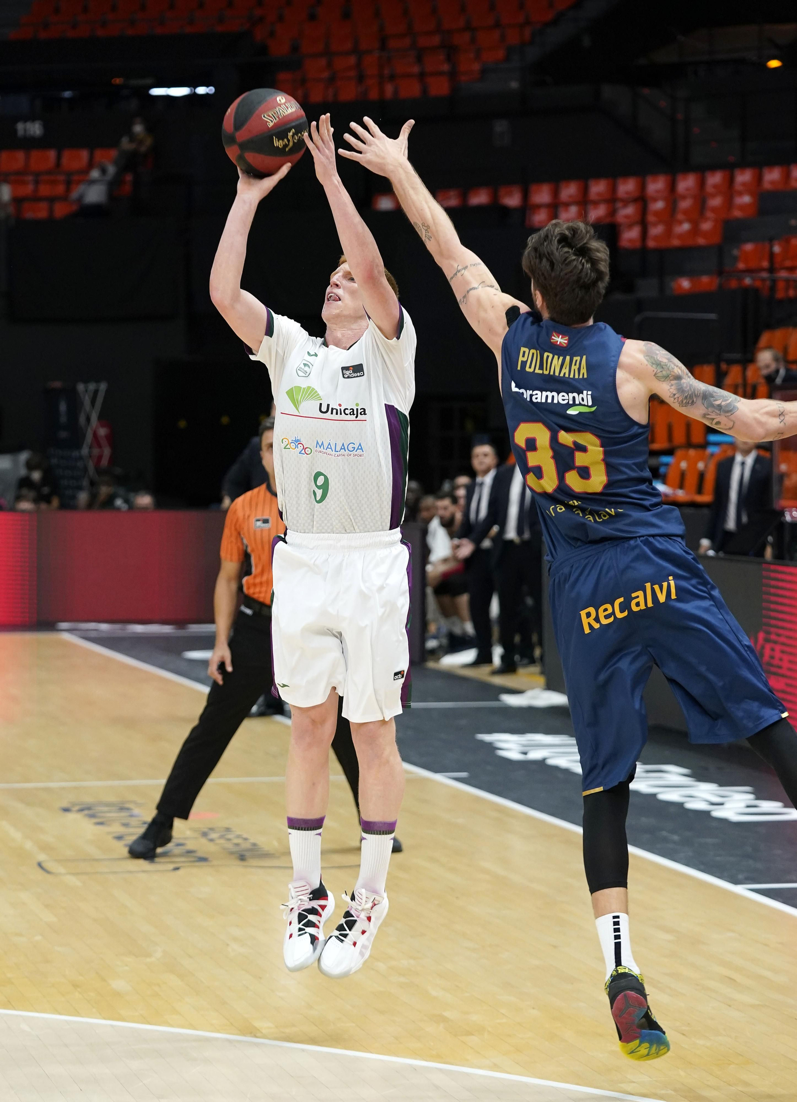 El Baskonia-Unicaja, en fotos