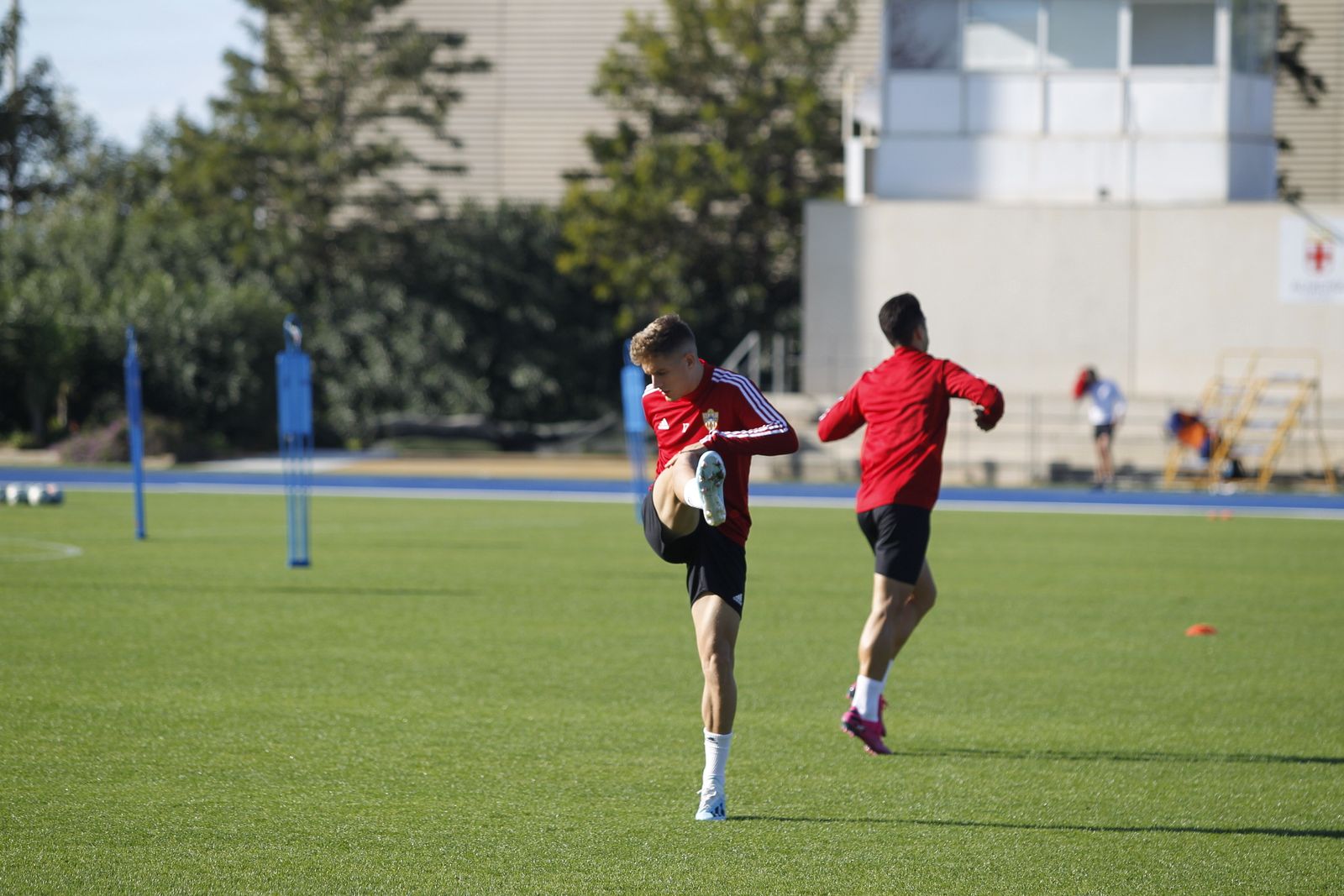 Fotogalería del entrenamiento del Almería previa al partido ante el Numancia