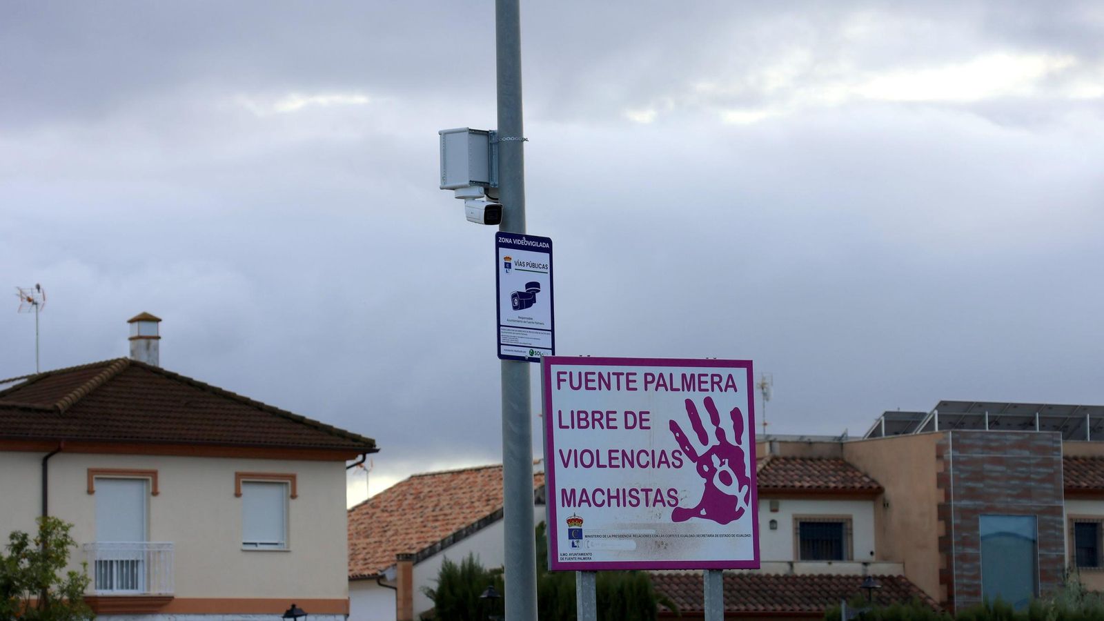 Cámara de vigilancia en Fuente Palmera.