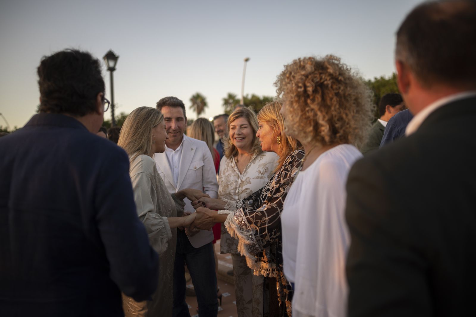 Imágenes de la inauguración De la Fuente de las Naciones en el Paseo de la Ría