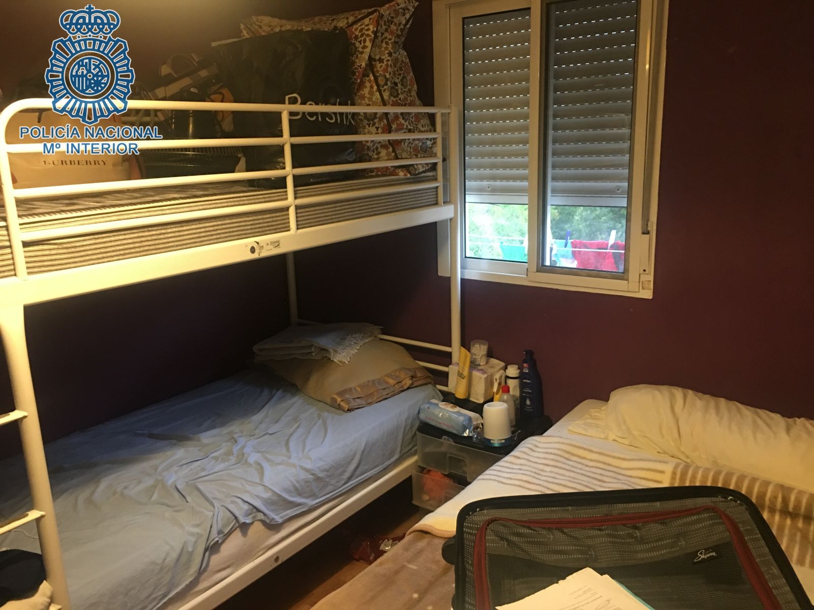 Habitación en la que vivían varias chicas.