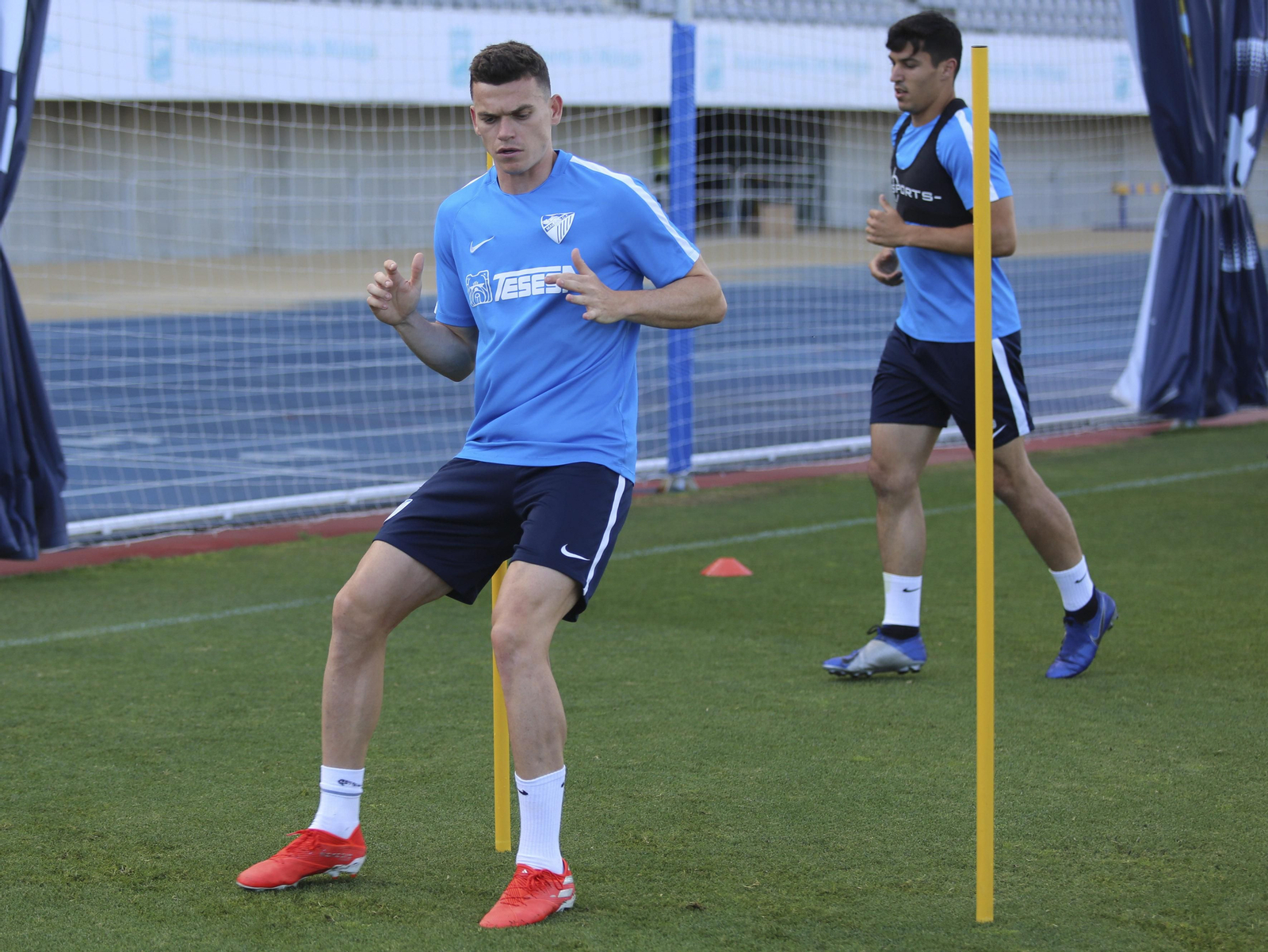 Las imágenes del Málaga CF en la vuelta al trabajo