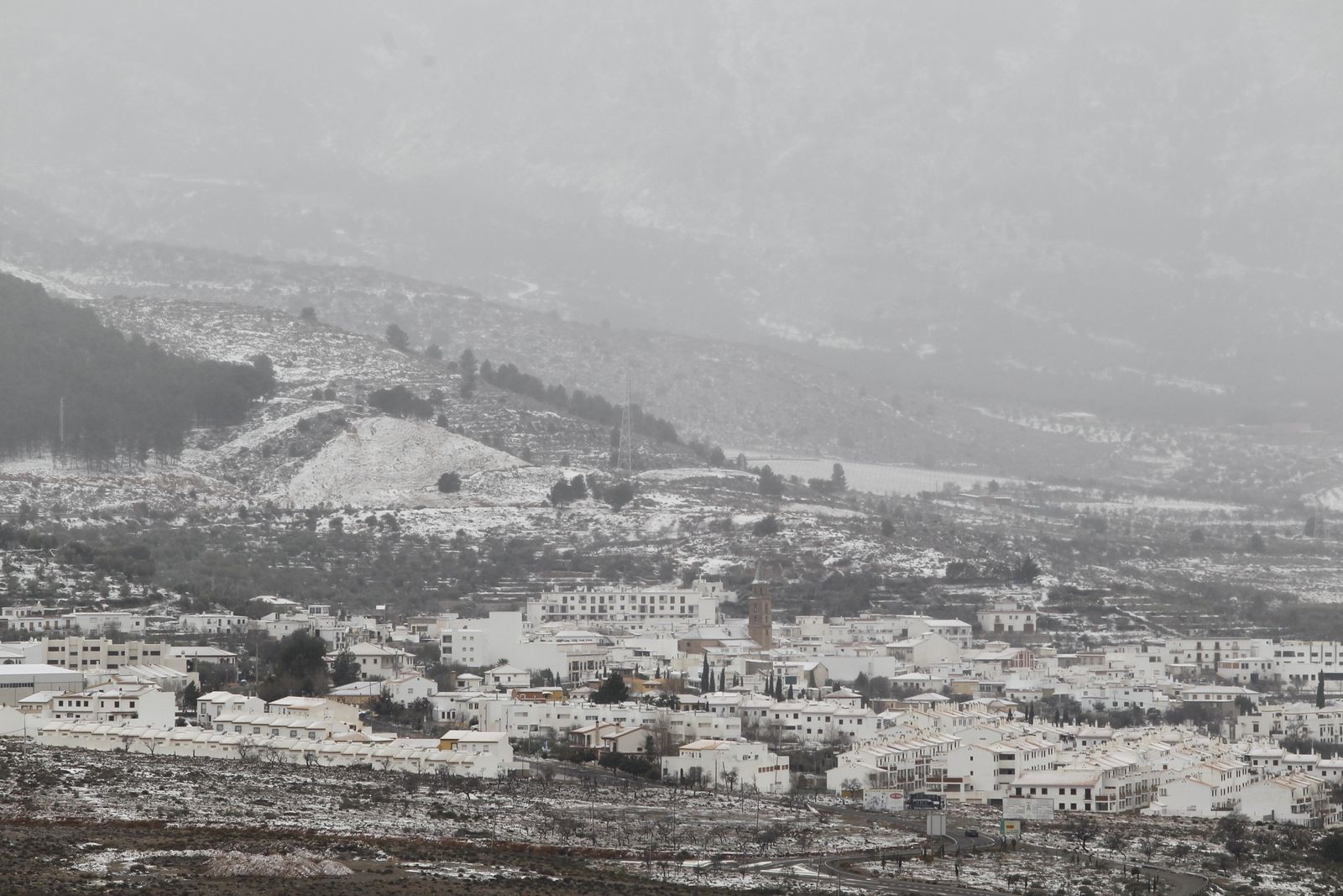 Las imágenes de la ola de frío siberiano