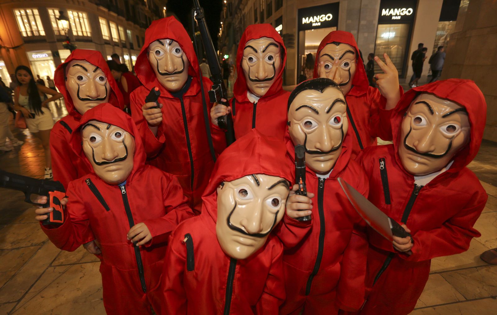 Las fotos de la noche de Halloween en Málaga