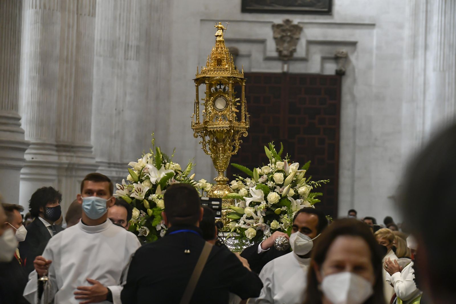 Fotos: la celebración del Corpus Christi 2021 en la Catedral de Granada