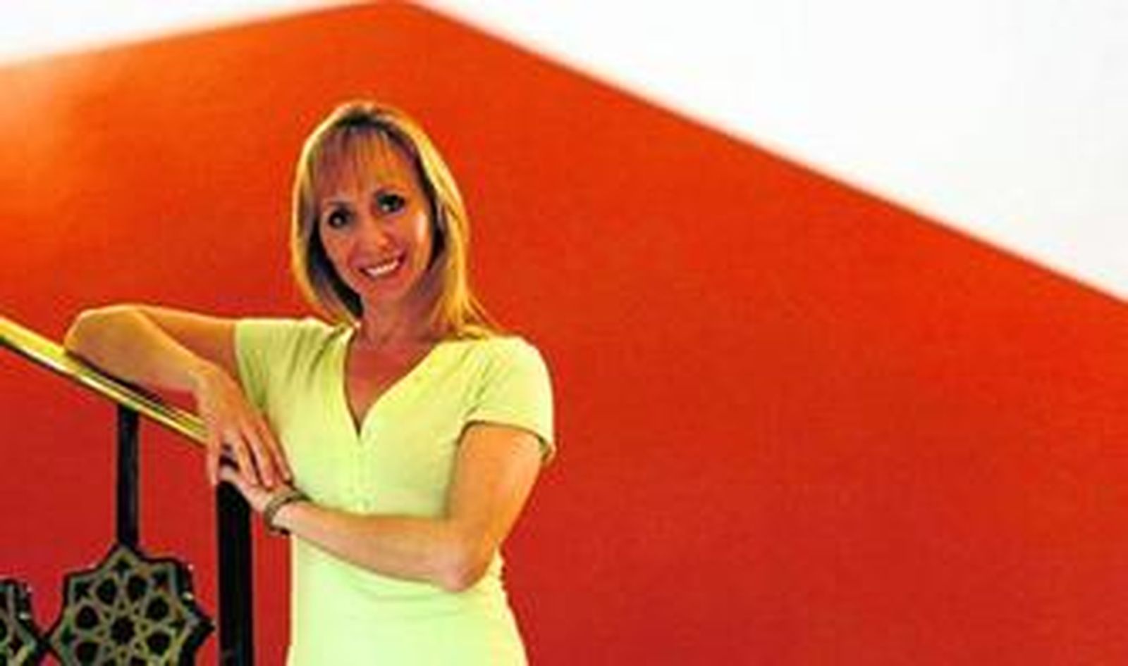 La primera bailarina del Baller Argentino, ayer, durante un encuentro con los medios.