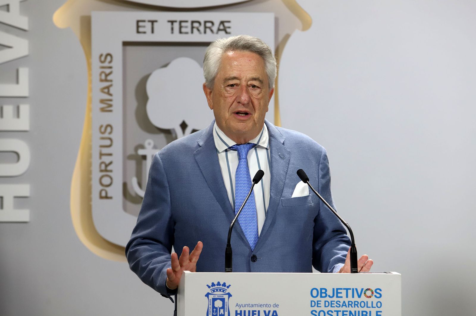 Javier Targhetta, consejero delegado de Atlantic Copper en el Ayuntamiento de Huelva.