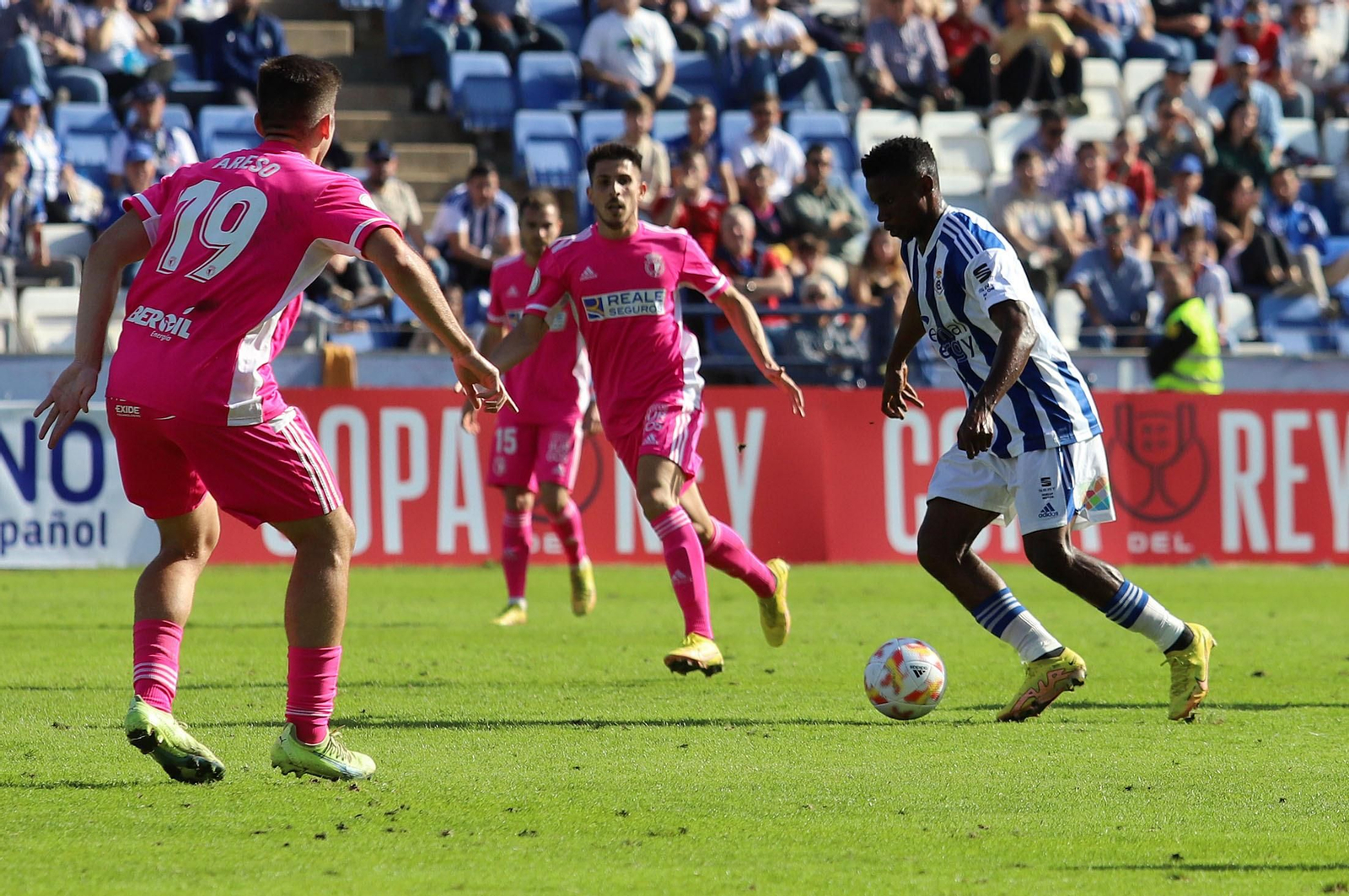Las mejores imágenes del Recreativo de Huelva-Burgos, partido de eliminatoria de la Copa del Rey