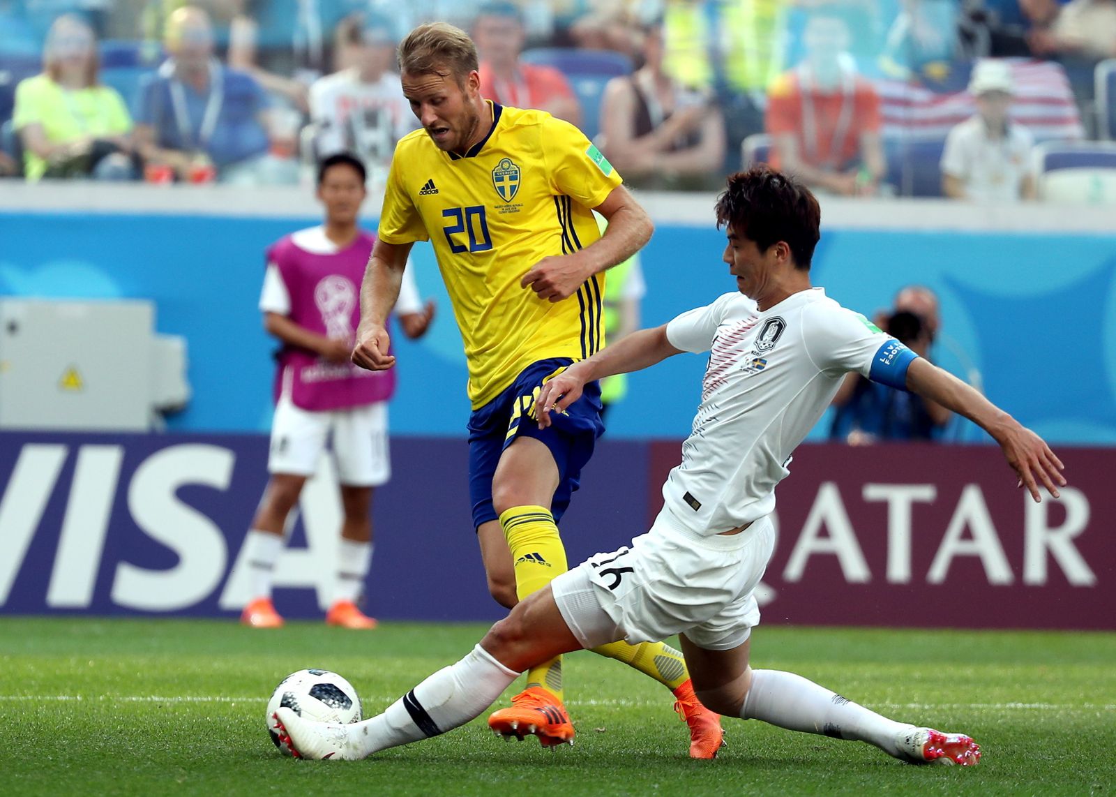 Las imágenes del Suecia-Corea del Sur