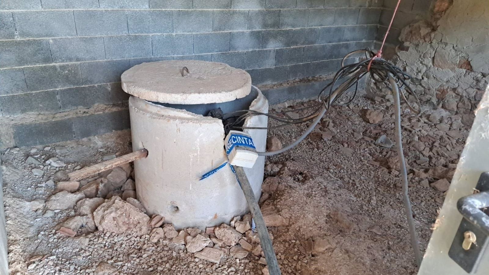 Imagen de archivo de un pozo ilegal.