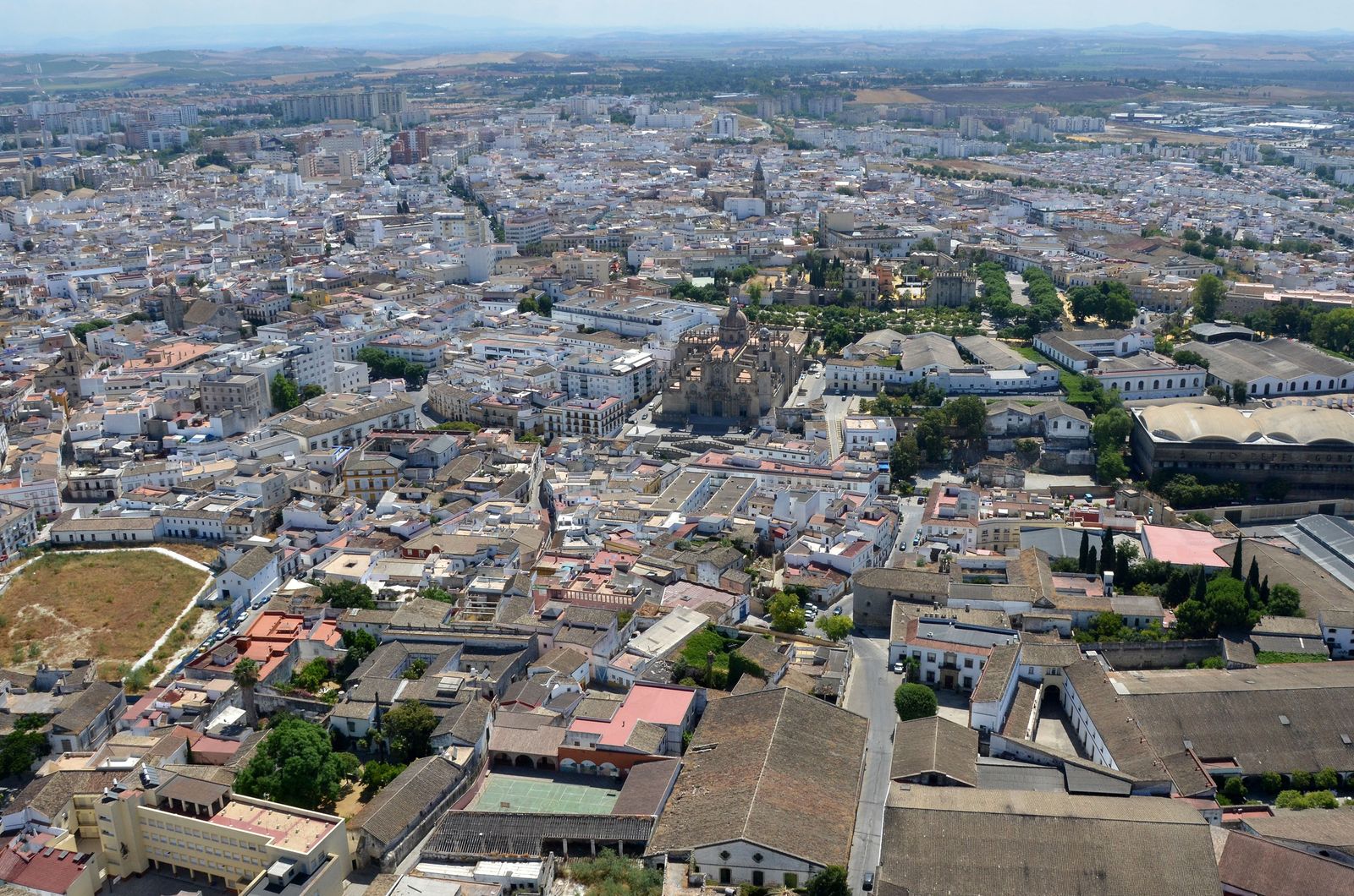 Imagen aérea de la ciudad