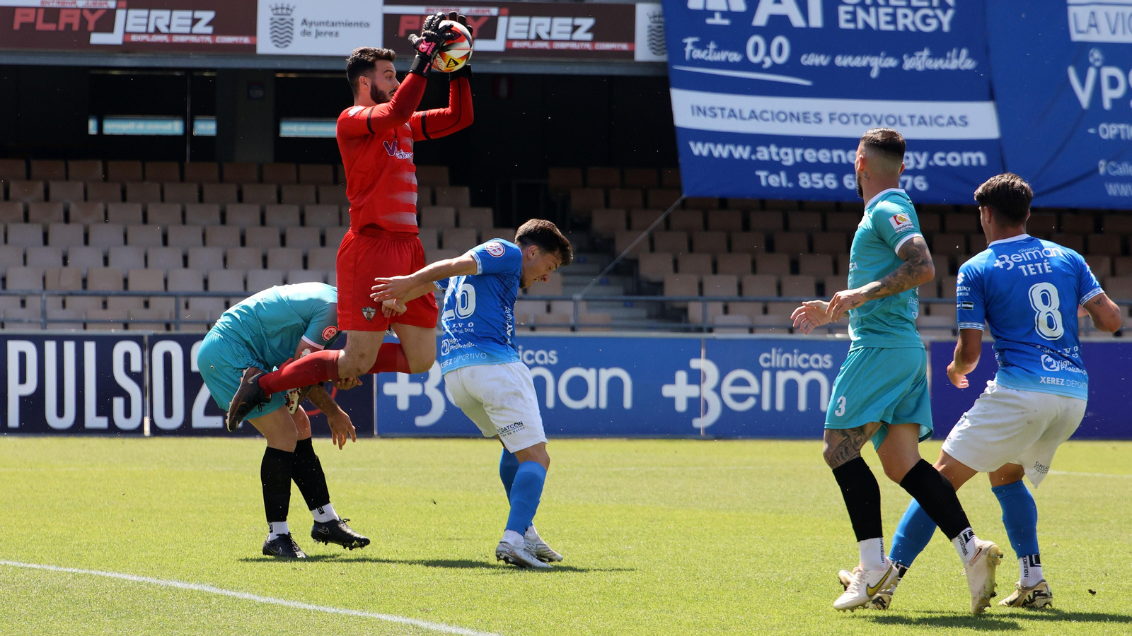 Último partido de liga del Xerez DFC - CD Pozoblanco en Chapín